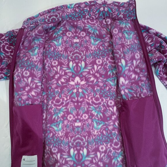 Girls 14/16 Kids Columbia Fleece full zip cool pattern Outdoor Camping Hiking - Picture 6 of 6